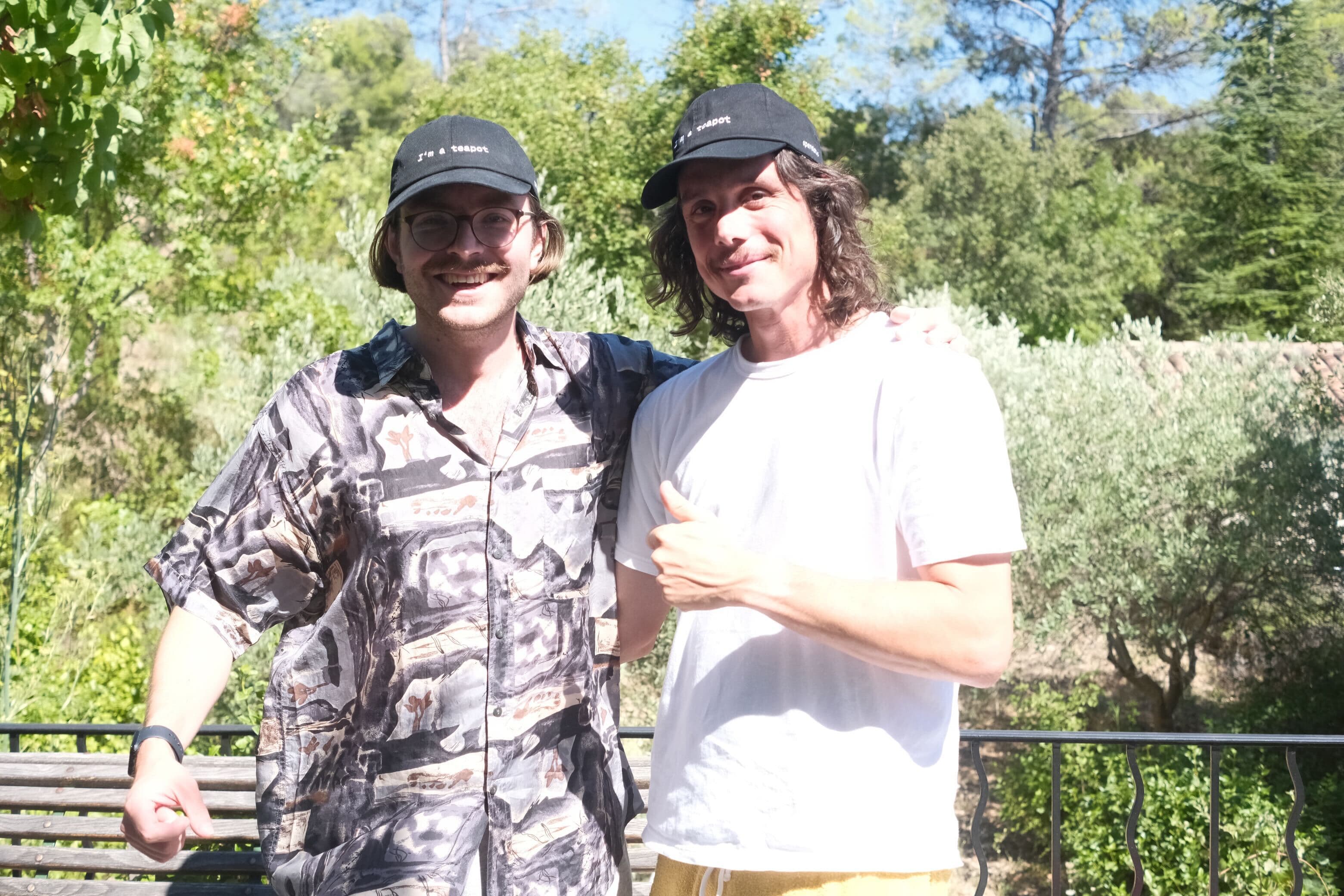 Us celebratring the launch of the dashboard